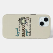 Pin-up Girl Koffieverslaafde Case-Mate iPhone Case (Achterkant (horizontaal))