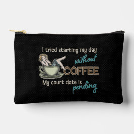 Pin-up Girl Koffieverslaafde Cosmetische Tas