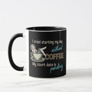 Pin-up Girl Koffieverslaafde Mok