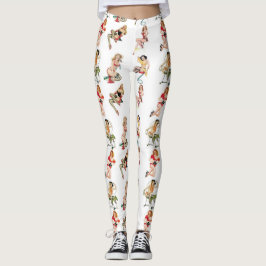 Pin Up Girl Leggings door HAS Jewels