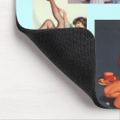 Pin-up Girl mousepad Muismat (Hoek)