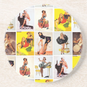Pin-Up Girl Onderzetter