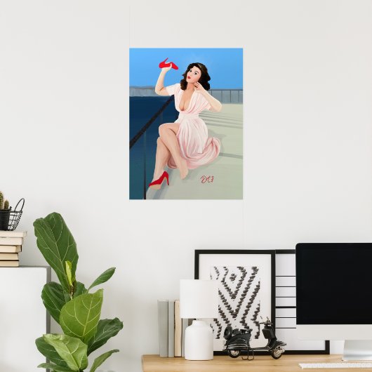 Pin-up Girl, Ouch, het maakt het moeilijk. (poster Poster (Thuiskantoor)