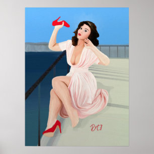 Pin-up Girl, Ouch, het maakt het moeilijk. (poster Poster