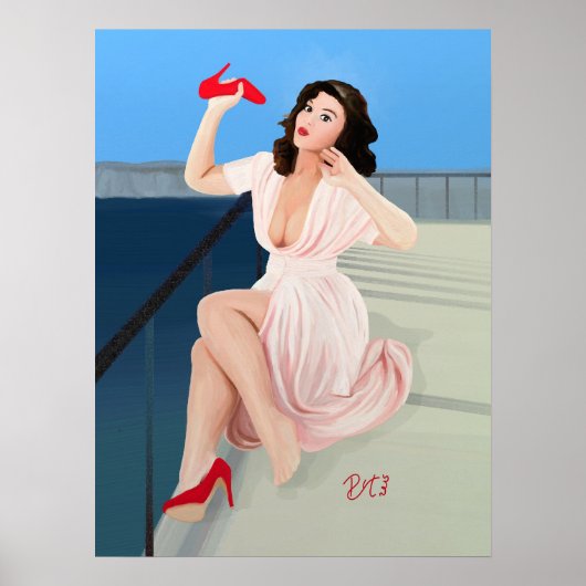 Pin-up Girl, Ouch, het maakt het moeilijk. (poster Poster (Voorkant)