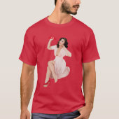 Pin-up Girl, Ouch, het maakt het moeilijk. T-shirt (Voorkant)