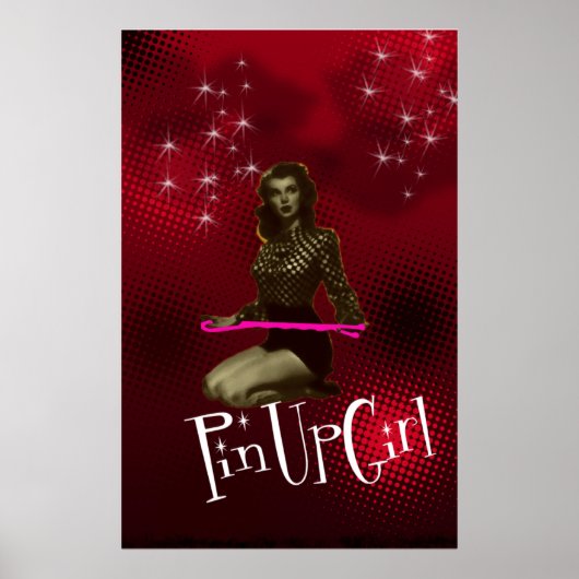 Pin Up Girl Poster (Voorkant)