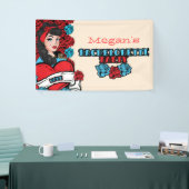 Pin-up Girl, Rock-a-Billy party Banner (Beurs)