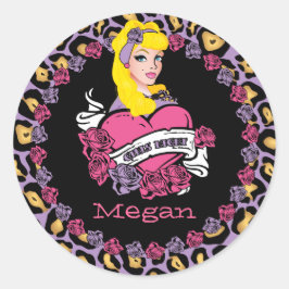 Pin-up Girl, Rock-a-Billy, party Stickers