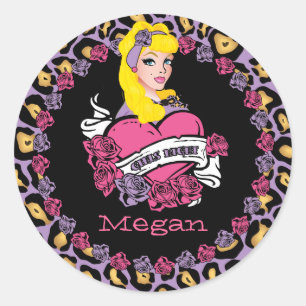 Pin-up Girl, Rock-a-Billy, party Stickers