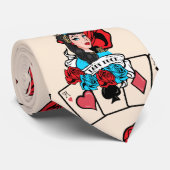 Pin-up Girl, Rock-A-Billy Stropdas (Opgerold)