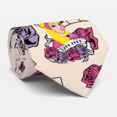 Pin-up Girl, Rock-A-Billy Stropdas (Opgerold)