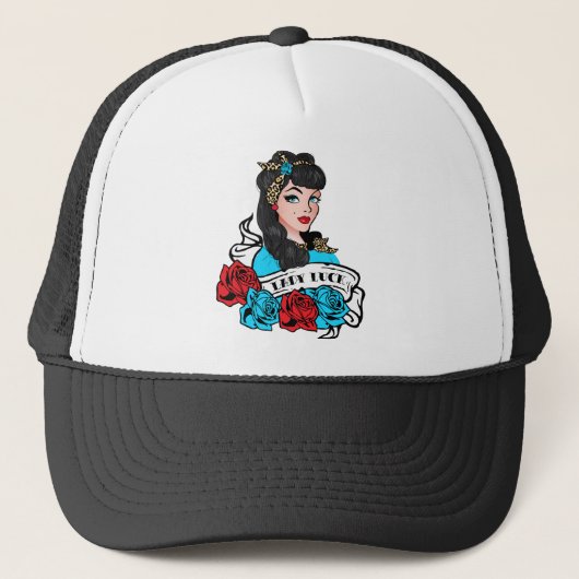 Pin-up Girl, Rock-A-Billy Trucker Pet (Voorkant)