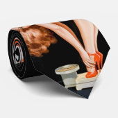 Pin Up Girl Stropdas (Opgerold)