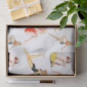 Pin Up Girls 4 Beauties Tissuepapier (Geschenk)