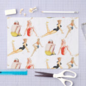 Pin Up Girls 4 Beauties Tissuepapier (Craft)