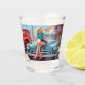 Pin-up glas voor fotoshoots (Voorkant)