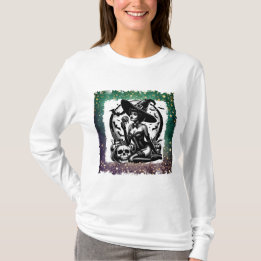 Pin-up Heks Halloween T-shirt