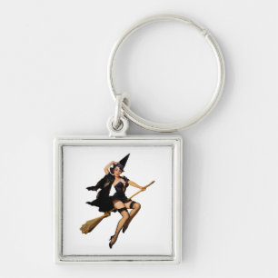 Pin-Up Heks Sleutelhanger