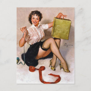 Pin-up het Cadeau van de Wrapping Briefkaart
