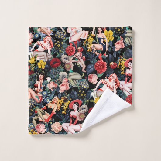 Pin-up III Bad Handdoek (Wasdoekje)