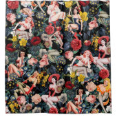 Pin-up III Douchegordijn (Voorkant)