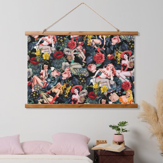 Pin-up III Hangend Wandkleed (Slaapkamer)