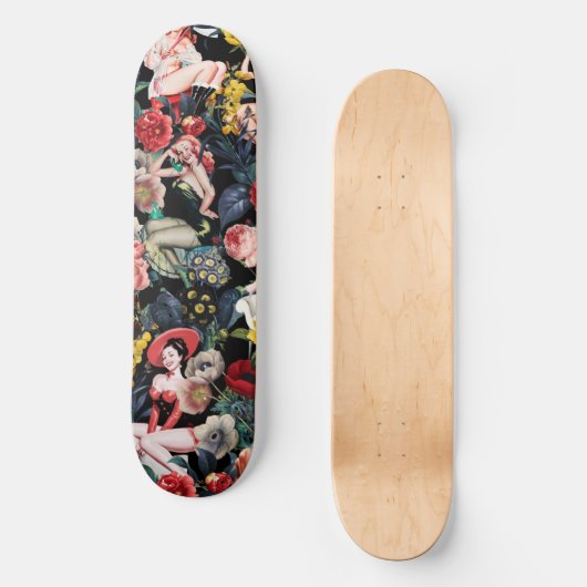 Pin-up III Persoonlijk Skateboard (Voorkant)