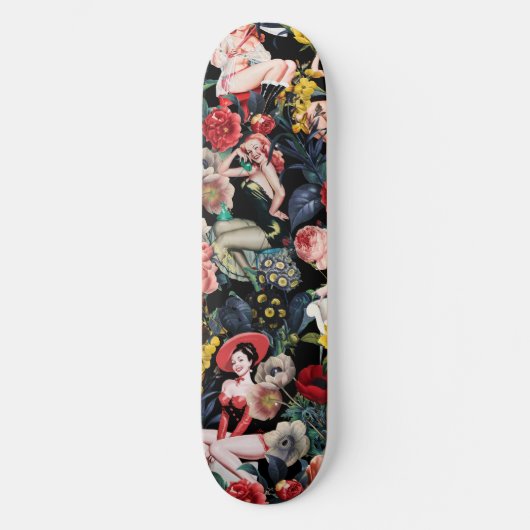 Pin-up III Persoonlijk Skateboard (Voorkant)