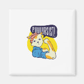 Pin-up kat magneet (Voorkant)