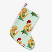  pin-up kerst kerstkous kleine kerstsok (Voorkant (Hangend))