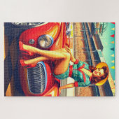 Pin Up Lady Legpuzzel (Horizontaal)
