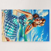 Pin Up Lady Legpuzzel (Horizontaal)