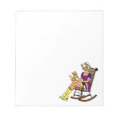  Pin-up Lady Notitieblok (Voorkant)