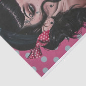 Pin Up Meisje10 Tissuepapier (Detail)