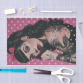  Pin Up Meisje11 Tissuepapier (Craft)