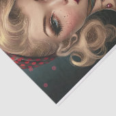  Pin Up Meisje12 Tissuepapier (Detail)