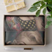  Pin Up Meisje12 Tissuepapier (Geschenk)