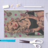 Pin Up Meisje13 Tissuepapier (Craft)