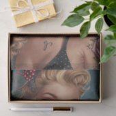  Pin Up Meisje14 Tissuepapier (Geschenk)