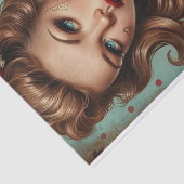 Pin Up Meisje15 Tissuepapier (Detail)