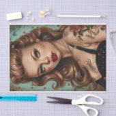 Pin Up Meisje15 Tissuepapier (Craft)