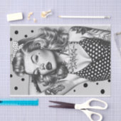 Pin Up Meisje16 Tissuepapier (Craft)