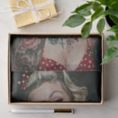 Pin Up Meisje17 Tissuepapier (Geschenk)