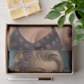 Pin Up Meisje20 Tissuepapier (Geschenk)