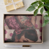  Pin Up Meisje3 Tissuepapier (Geschenk)