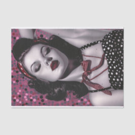 Pin Up Meisje4 Tissuepapier