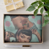  Pin Up Meisje6 Tissuepapier (Geschenk)