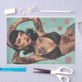  Pin Up Meisje6 Tissuepapier (Craft)