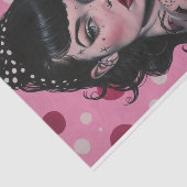 Pin Up Meisje8 Tissuepapier (Detail)